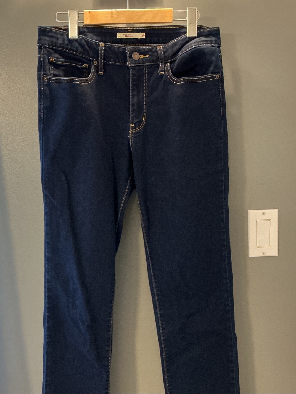Levi Strauss Dark Blue Women's Stretch Jeans -, 30